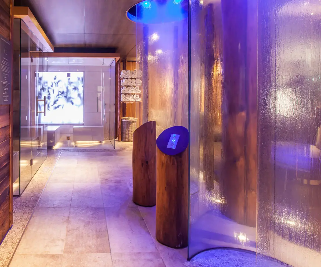 Champneys experience sensory shower pod